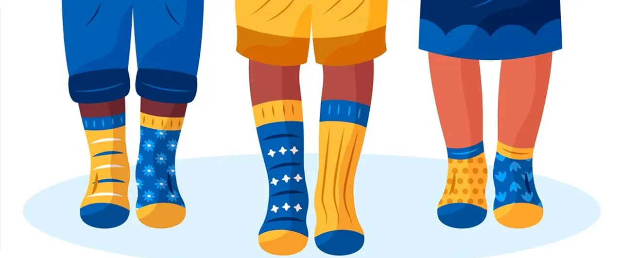 ¿Por qué se usan medias disparejas?